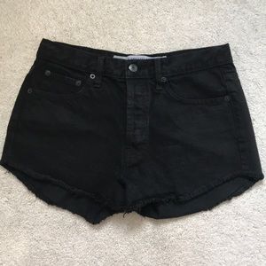 Brandy Melville Black Denim Shorts